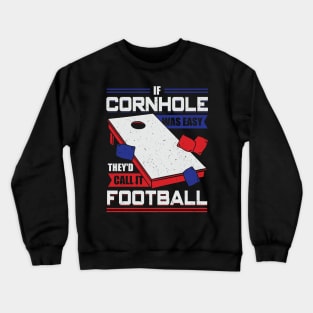 Funny Cornhole Sport Bean Bag Toss Player Gift Crewneck Sweatshirt